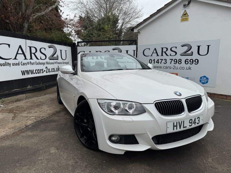 2013 BMW 3 Series 3.0 330d M Sport Convertible in White — image 1