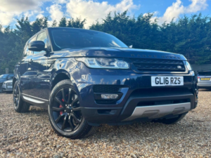 2016 Land Rover Range Rover Sport 3.0 Sd V6 Hse Auto 4WD Euro 6 (s/s) 5dr in Blue — image 3