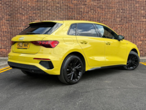 2022 Audi A3 1.4 Tfsie 40 S Line Sportback S Tronic Euro 6 (s/s) 5dr 13kwh in Yellow — image 3
