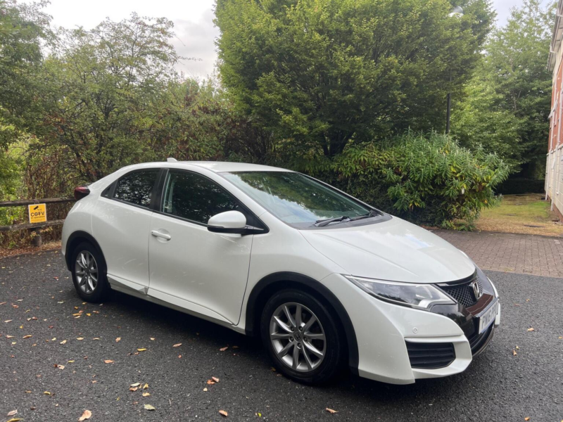 2016 Honda Civic 1.4 I-Vtec S Euro 6 (s/s) 5dr in White — image 1