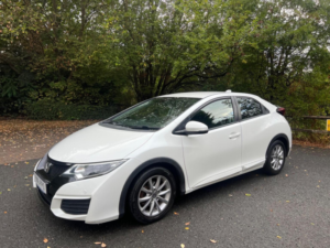 2016 Honda Civic 1.4 I-Vtec S Euro 6 (s/s) 5dr in White — image 3