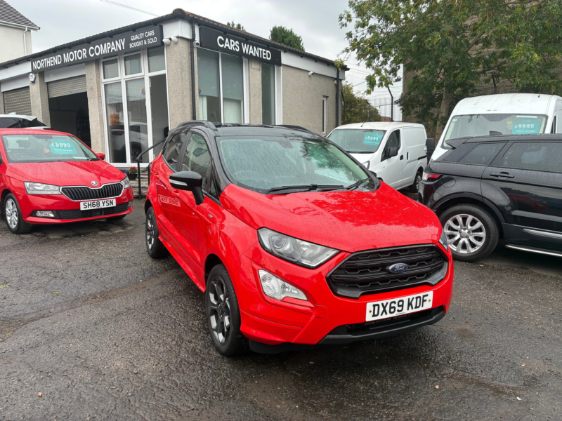 2019 Ford Ecosport 1.0t Ecoboost Gpf St-Line SUV 5dr Petrol Manual Euro 6 (s/s) (125 Ps) in Red — image 1
