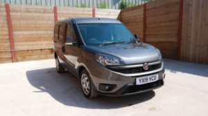 2019 Fiat Doblo 3 SEAT Wheelchair Accessible Disabled Access Vehicle Wav in Grey — image 4