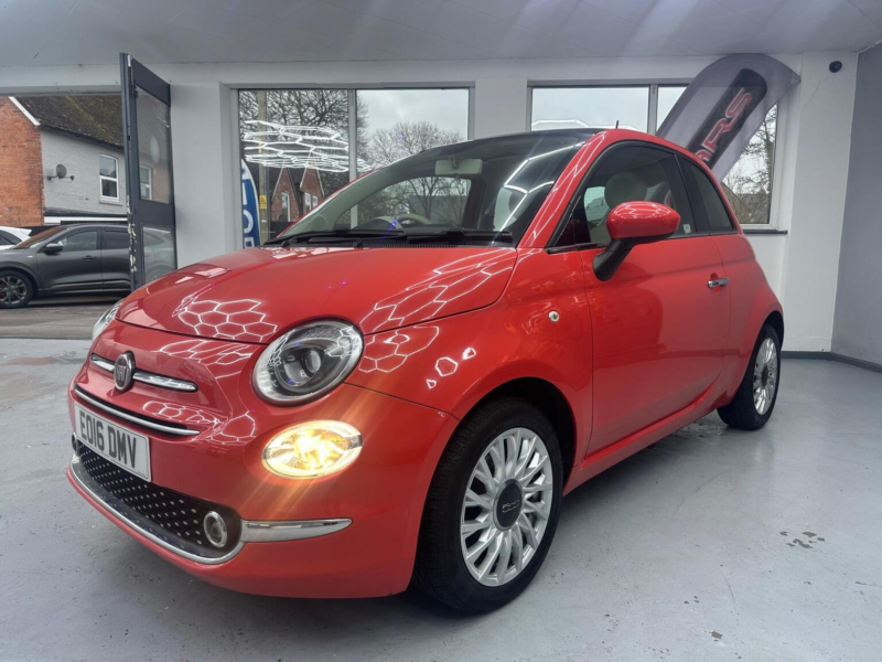 2016 Fiat 500 1.2 Lounge Euro 6 (s/s) 3dr in Pink — image 1