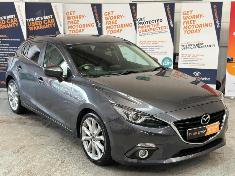2015 Mazda Mazda3 2.0 Skyactiv-G Sport Nav Euro 5 (s/s) 5dr in Grey — image 1