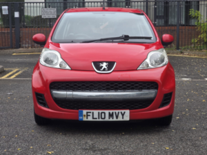 2010 Peugeot 107 1.0 12v Urban Hatchback 3dr Petrol Manual Euro 4 (68 Ps) in Red — image 2