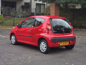 2010 Peugeot 107 1.0 12v Urban Hatchback 3dr Petrol Manual Euro 4 (68 Ps) in Red — image 4