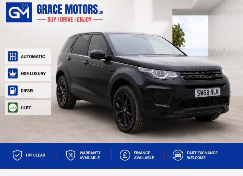 2019 Land Rover Discovery Sport 2.0 Td4 Landmark Auto 4WD Euro 6 (s/s) 5dr in Black — image 1