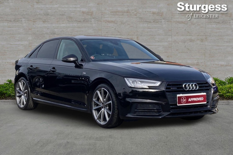 2018 Audi A4 2.0 Tdi Black Edition S Tronic Quattro Euro 6 (s/s) 4dr in Black — image 1