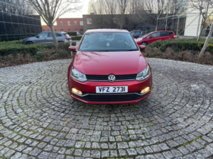 2014 Volkswagen Polo 1.2 Tsi Bluemotion Tech Se DSG Euro 6 (s/s) 5dr in Red — image 2