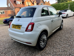 2022 Fiat 500 1.0 1.0 70hp Mild Hybrid Dolcevita in White — image 5