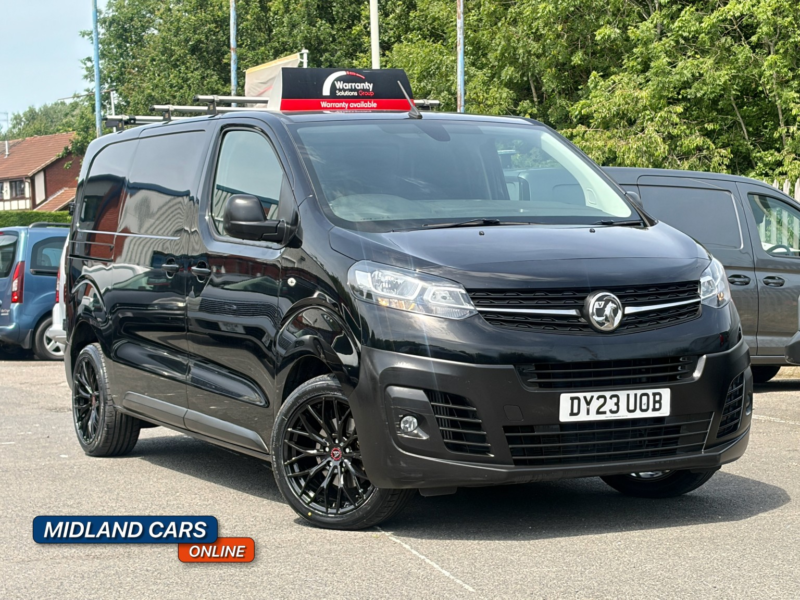 2023 Vauxhall Vivaro 1.5 Vivaro Prime 1.5d 100 M6 S/s L1h1 2900 Panel Van in Black — image 1