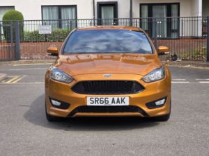 2017 Ford Focus 1.5 Tdci St-Line Hatchback 5dr Diesel Manual Euro 6 (s/s) (120 Ps) in Orange — image 2