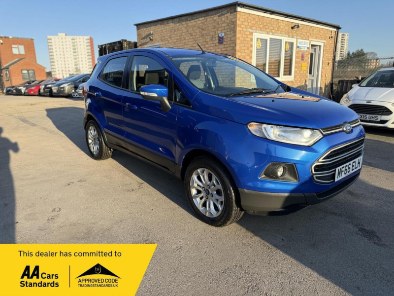 2016 Ford Ecosport 1.0t Ecoboost Zetec 2WD Euro 6 (s/s) 5dr in Blue — image 1