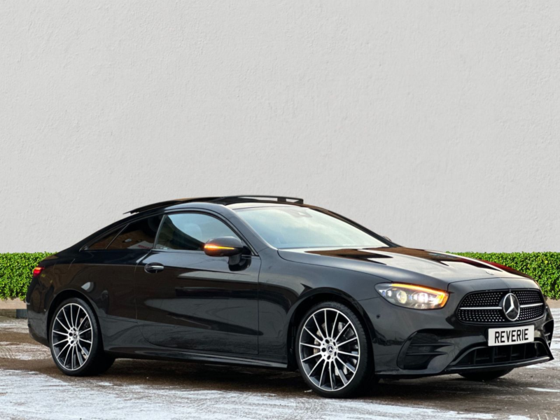 2021 Mercedes-Benz E-Class 2.0 E300h Mhev Amg Line Night Edition (premium Plus) Coupe 2dr Petrol Hybrid G-Tronic+ Euro 6 (s/s) (272 Ps) in Black — image 1