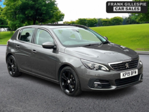 2019 Peugeot 308 1.2 Puretech Gpf Allure Euro 6 (s/s) 5dr in Grey — image 3