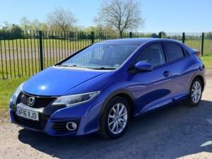 2016 Honda Civic 1.6 I-Dtec Sr Euro 6 (s/s) 5dr in Blue — image 5