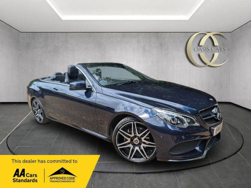 2016 Mercedes-Benz E Class 2.0 E200 Amg Line Edition (premium) Cabriolet G-Tronic+ Euro 6 (s/s) 2dr in Blue — image 1