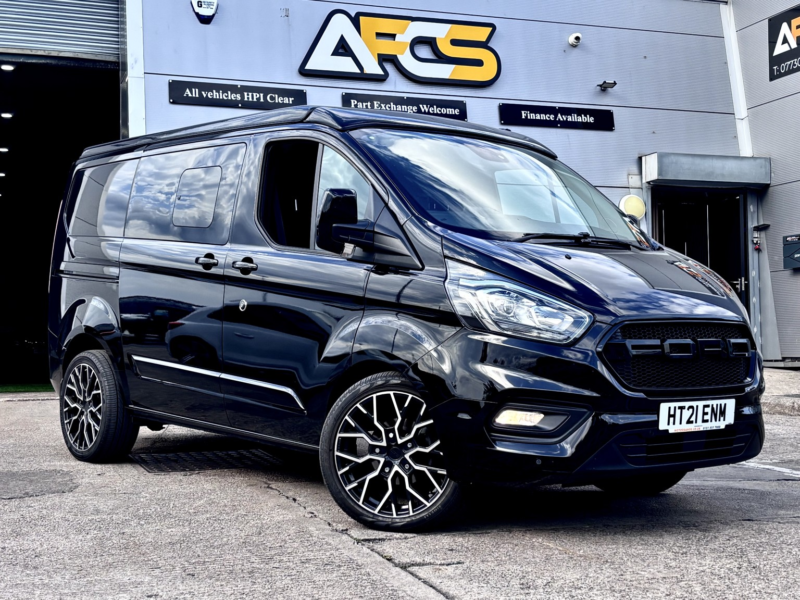 2021 Ford Transit Custom 2.0 Transit Custom Limited Dciv 320 L1 2.0l Ecoblue 130ps Fwd 6 Speed Manual in Black — image 1