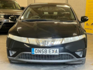 2009 Honda Civic 1.4 I-Dsi Se Plus Hatchback 5dr Petrol Manual (metallic Paint) (139 G/km, 82 Bhp) in Black — image 3