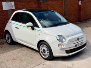 2013 Fiat 500 1.2 Lounge Euro 4 3dr in Beige — image 2