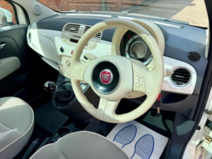 2013 Fiat 500 1.2 Lounge Euro 4 3dr in Beige — image 5