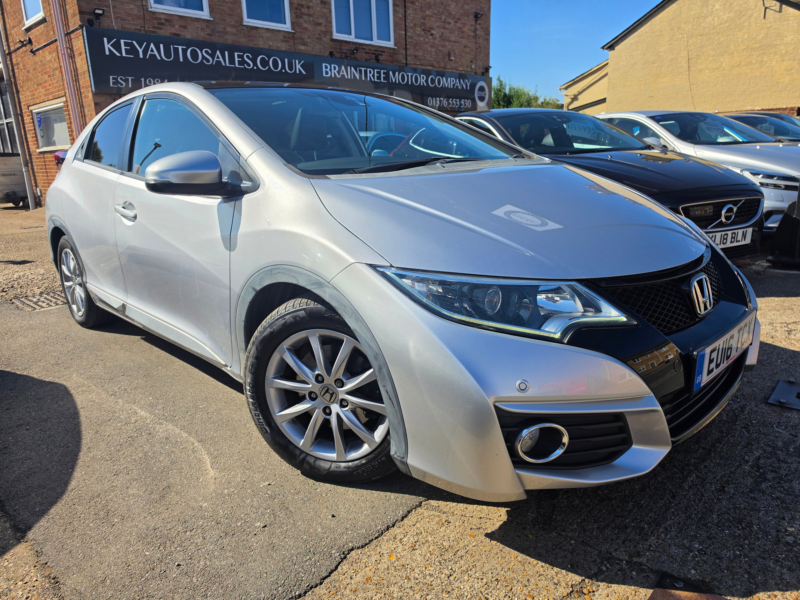 2016 Honda Civic 1.6 I-Dtec Sr Hatchback 5dr Diesel Manual Euro 5 (s/s) (120 Ps) in Silver — image 1
