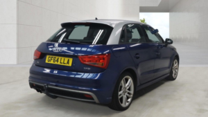 2014 Audi A1 1.4 Tfsi S Line Sportback 5dr Petrol S Tronic Euro 5 (s/s) (122 Ps) in Blue — image 4