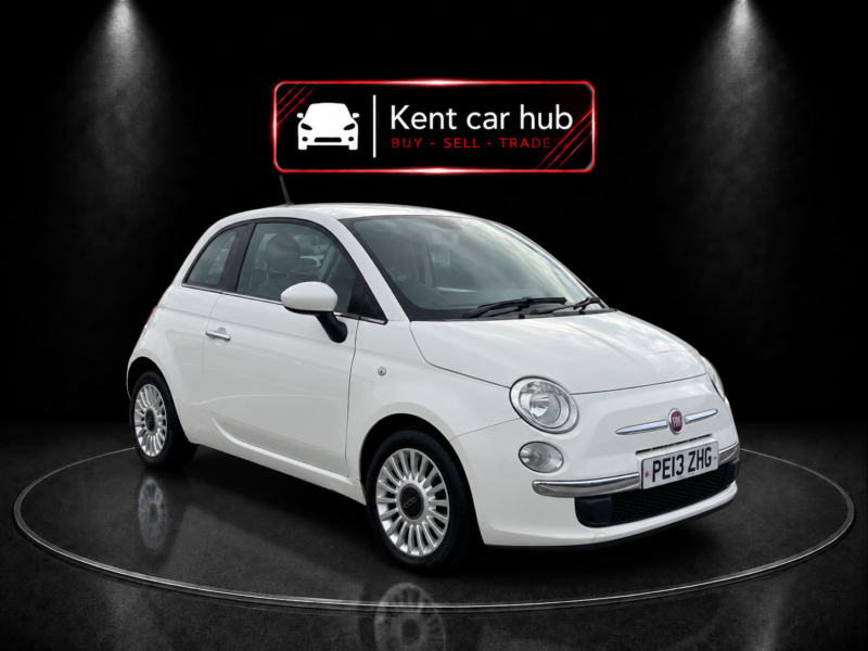 2013 Fiat 500 1.2 Lounge in White — image 1