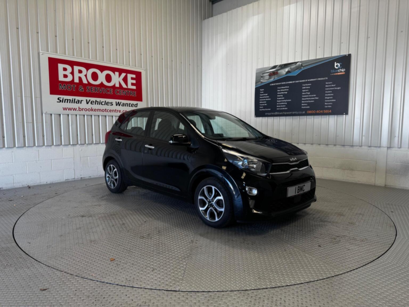 2023 Kia Picanto 1.0 Dpi 3 AMT Euro 6 (s/s) 5dr in Black — image 1