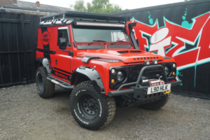 1993 Land Rover Defender 90 Turbo Diesel in Red — image 2