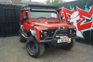 1993 Land Rover Defender 90 Turbo Diesel in Red — image 3