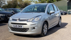 2015 Citroen C3 1.2 Puretech Vtr+ Euro 6 5dr in Silver — image 3