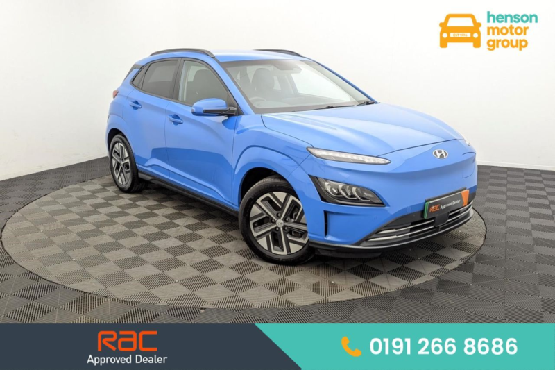 2022 Hyundai Kona 39kwh Premium SUV 5dr Electric Auto (10.5kw Charger) (136 Ps) in Blue — image 1