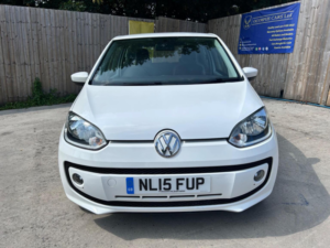 2015 Volkswagen Up! 1.0 Bluemotion Tech High Up! Euro 5 (s/s) 3dr in White — image 2