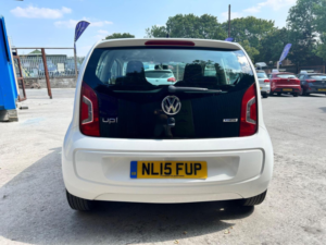 2015 Volkswagen Up! 1.0 Bluemotion Tech High Up! Euro 5 (s/s) 3dr in White — image 6