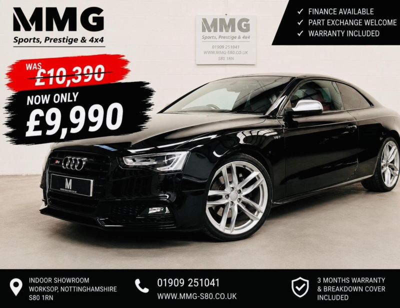 2014 Audi S5 3.0 Tfsi V6 Black Edition S Tronic Quattro Euro 5 (s/s) 2dr in Black — image 1