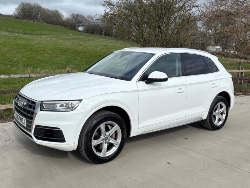 2018 Audi Q5 2.0 Tdi Sport S Tronic Quattro Euro 6 (s/s) 5dr in White — image 1