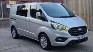 2020 Ford Transit Custom 2.0 320 Ecoblue Limited Crew Van L1 H1 Euro 6 (s/s) 5dr in Silver — image 4