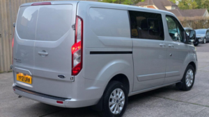 2020 Ford Transit Custom 2.0 320 Ecoblue Limited Crew Van L1 H1 Euro 6 (s/s) 5dr in Silver — image 6
