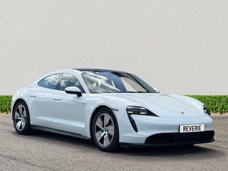 2022 Porsche Taycan Performance Plus 93.4kwh 4s Saloon 4dr Electric Auto 4WD (11kw Charger) (571 Ps) in White — image 1