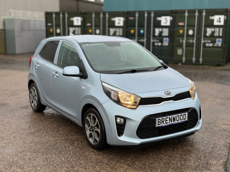 2019 Kia Picanto 1.0 Wave Hatchback 5dr Petrol Manual Euro 6 (66 Bhp) in Blue — image 1