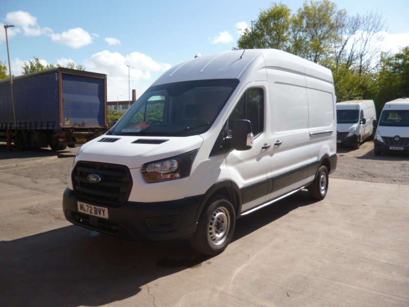 2022 Ford Transit 2.0 Transit Leader Van 350 L3 2.0l Ecoblue 130ps Hybrid Fwd 6 Speed Manual in White — image 1