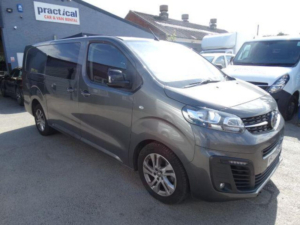 2022 Vauxhall Vivaro 2.0 Turbo D 3100 Elite Crew Van Auto L2 H1 Euro 6 (s/s) 6dr in Grey — image 3