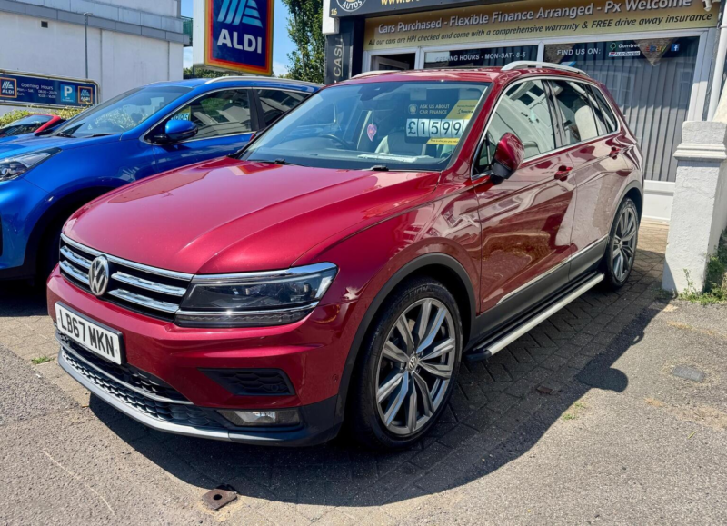 2018 Volkswagen Tiguan 2.0 Tsi Sel DSG 4motion Euro 6 (s/s) 5dr in Red — image 1