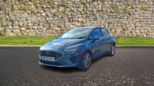 2023 Ford Fiesta 1.0t Ecoboost Mhev Titanium Hatchback 5dr Petrol Hybrid Manual Euro 6 (s/s) (125 Ps) in Blue — image 3