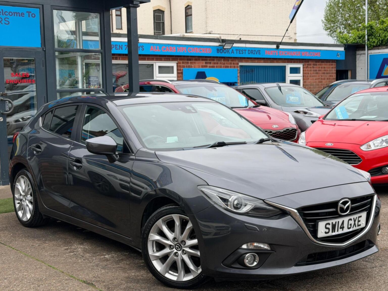 2014 Mazda Mazda3 2.0 Skyactiv-G Sport Nav Euro 5 (s/s) 5dr in Grey — image 1