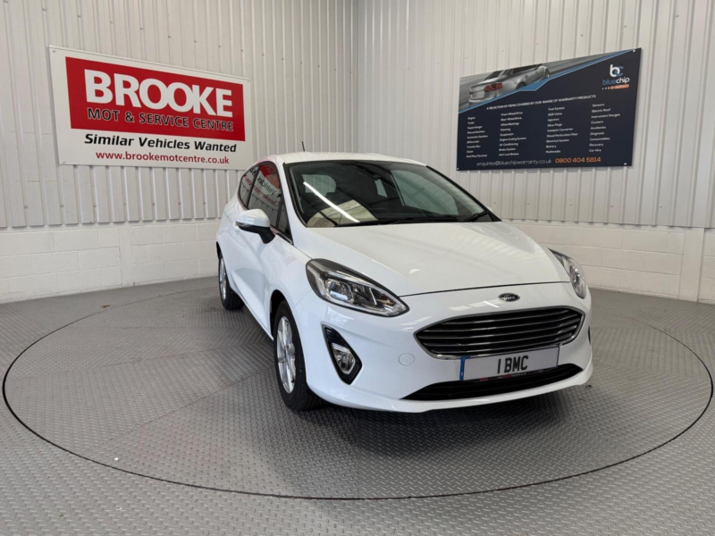 2018 Ford Fiesta 1.0t Ecoboost Zetec Euro 6 (s/s) 3dr in White — image 1