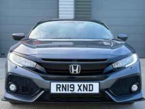 2019 Honda Civic 1.5 Vtec Turbo Gpf Sport CVT Euro 6 (s/s) 5dr in Grey — image 2
