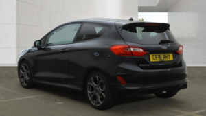 2018 Ford Fiesta 1.0t Ecoboost St-Line X Hatchback 3dr Petrol Manual Euro 6 (s/s) (140 Ps) in Black — image 3